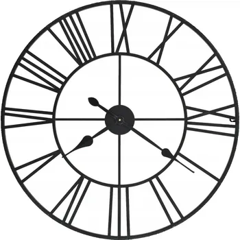 Hodiny VidaXL Nástěnné hodiny, quartzový mechanismus, vintage styl, kovové, 80 cm, XXL