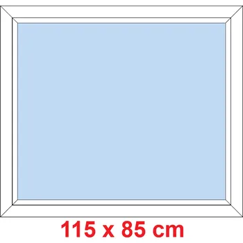 Okno Soft Plastové okno 115x85 cm, FIX neotevíravé