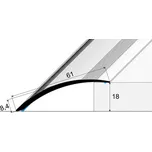 Přechodový profil 61 mm - oblý, délka 270 cm