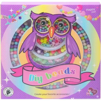 kreativní sada Udělej si sám: Korálková šťastná sova