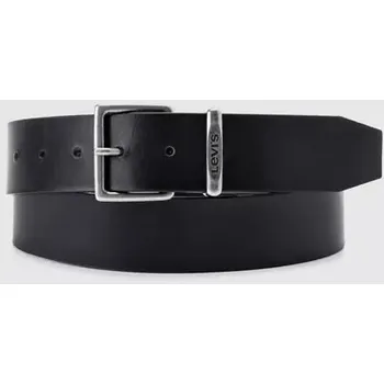 Módní doplněk LEVI'S® FLAT KEEPER KOŽENÝ OPASEK - ČERNÝ 95