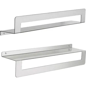 Dávkovač mýdla CLEO polička s držákem ručníků 500mm, nerez mat