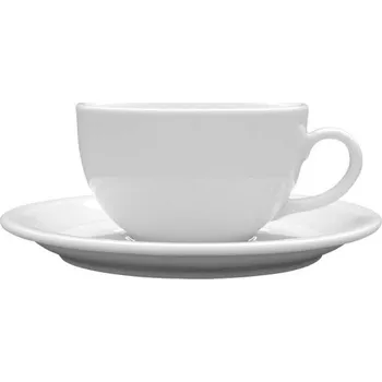 Sada šálků s podšálky 350 ml x 6 ks Ameryka LUBIANA