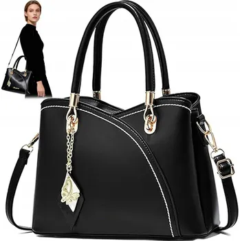 Kabelka KABELKY DÁMSKÉ KOŽENÉ TAŠKY PŘES RAMENO NÁKUPNÍ PRACOVNÍ ELEGANTNÍ VELKÁ KLÍČENKA