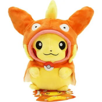 Plyšový Pikachu v oblečku Magikarp