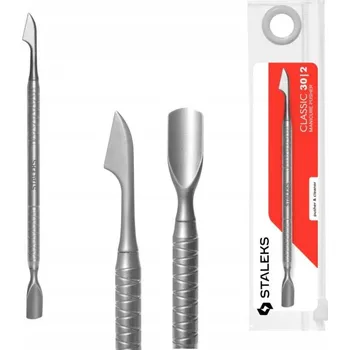 STALEKS Špachtle na zatlačování nehtové kůžičky PUSHER ZATLAČOVAČ ŠKRABKA CLASSIC PC-30/2