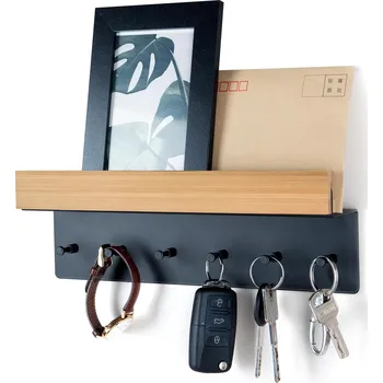 Věšák Police na klíče - věšák - organizér 26,5 cm x 9 Cm - předsíň - chodba