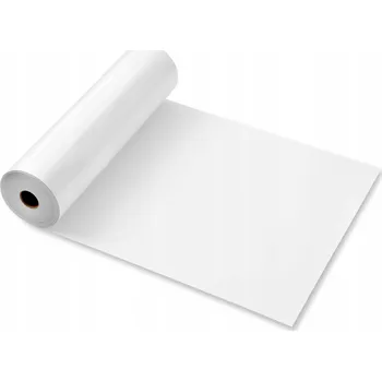 SucceBuy Fólie vinylová 30,48 x 2133,6 cm bílá PVC pro nažehlení na bavlněné tkaniny