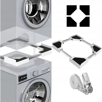 Praní a péče o prádlo UNIVERZÁLNÍ SPOJOVACÍ PRVEK PRO PRAČKU A SUŠIČKU S POLICÍ, NASTAVITELNÁ VELIKOST 46-72 CM