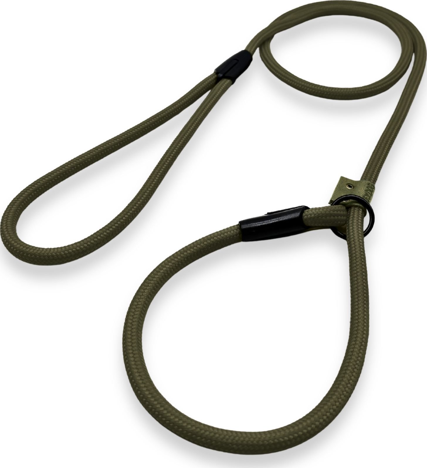 PafDog® Výcvikové stahovací vodítko 2v1 8 mm, 7 délek, extra pevné, khaki zelené DÉLKA VODÍTKA: 1 metr