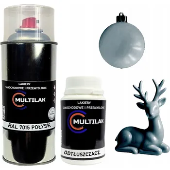 Barva ve spreji Lak ve spreji na figurky, skleněné a keramické ozdoby RAL 7015 LESK