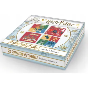 Obraz Vánoční přání Harry Potter Sada 20 pohlednic Vánoce v krabičce