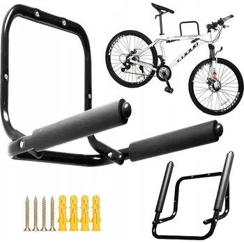 Věšák Nástěnný držák na kolo Evi series 45 kg černý