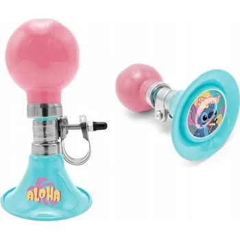 Zvonek na kolo Klakson Disney STITCH UNI Tyrkysová, Růžová, Stříbrná