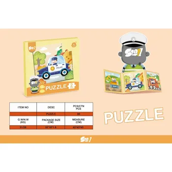 Puzzle Ramiz Magnetické puzzle Vozidla + brožura