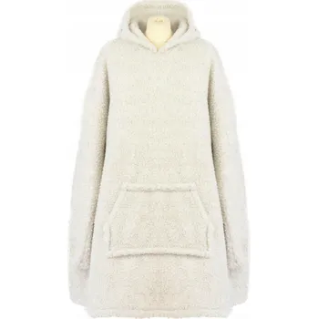 Pánská mikina Mikina merino šedá světlá Univerzální mikina s kapucí