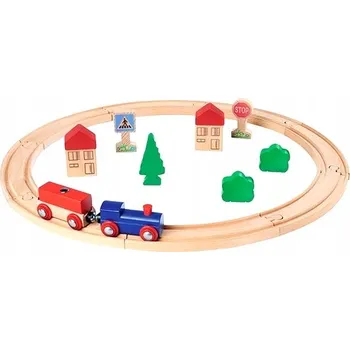 ostatní stavebnice Dřevěná vláček Eichhorn STAVEBNICE