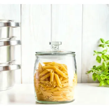 Dóza na potraviny Skleněná nádoba na těstoviny TADAR Bee 1,45 l