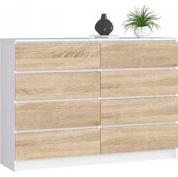 Komoda Komoda Akord 138 x 40 x 99 Cm bílá matná