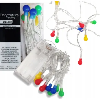 Vánoční dekorace Světelný řetěz SIA Nederland 30 cm na baterie, vícebarevný