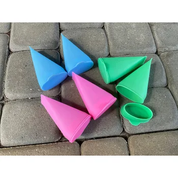 fomička na zmrzlinu FORMIČKY NA VODNÍ ZMRZLINU, FORMA NA LEDOVÉ LÍZÁTKA OLDMAN 6 Ks SADA SILIKON