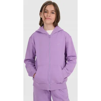 Chlapecká mikina 4F Tepláková mikina fialová 128 (7-8 let)