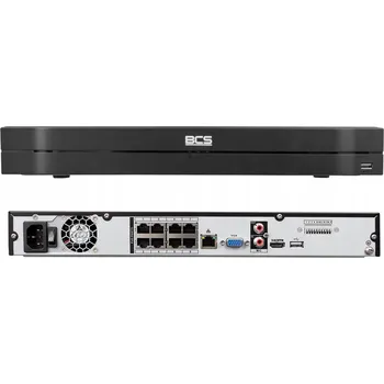 IP kamera Rekordér BCS BCS-L-NVR0802-A-4KE-8P