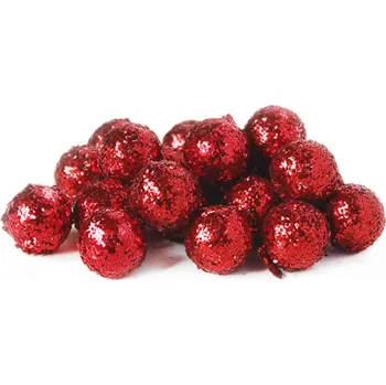 Vánoce KLIA Kulička přízdoba S/20 červená