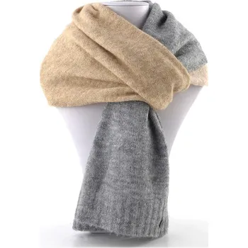 Šála Fraas lehká pletená šála s vlnou šedo-béžová 647018-180 | P702440