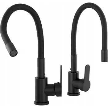 Vodovodní baterie Kuchyňská stojánková baterie APKOMFORT Flex černá