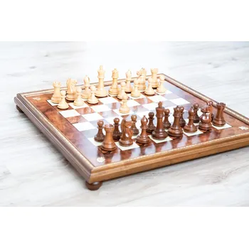 Šachy Dřevěná šachová souprava Grand Royale Heritage + doprava zdarma