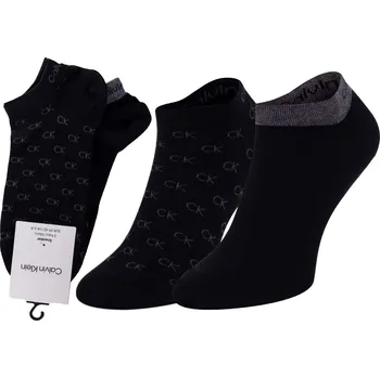 Boxerky Sada dvou párů černých pánských ponožek Calvin Klein Underwear - Pánské Calvin Klein černá | šedá 2041680