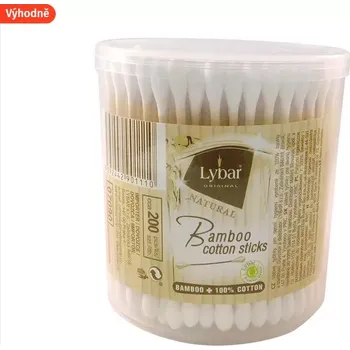 VATOVÉ TYČKY DO UŠÍ BAMBUS 200KS