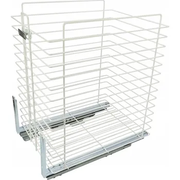 Koš na prádlo CARGO KOŠ NA PRÁDLO 60 S POMALÝM DOTELEM BÍLÝ SPODNÍ