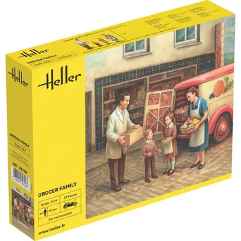 Plastikový model Heller 1/24 Grocer Family