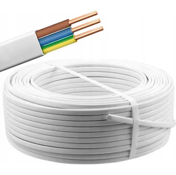elektrický kabel KABEL PLOCHÝ INSTALAČNÍ ELEKTRICKÝ VODIČ YDYp 3x1,5 750V 100m