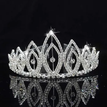 Čelenka B-TOP korunka do vlasů PRINCESS 62555 stříbrná