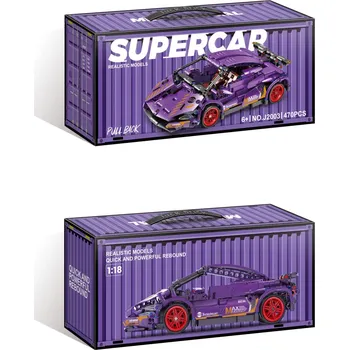 ostatní stavebnice Ramiz Sada sportovních vozů fialová 470el.