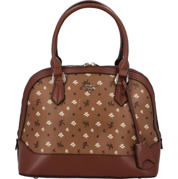 Kabelka Stylová kufříková kabelka Saskie, světle hnědá