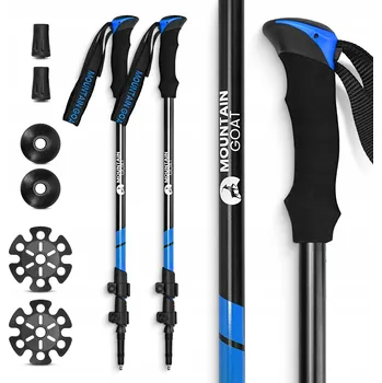 Trekingová hůl Hole Mountain Goat PEAK+ BLUE 60-135 cm modré