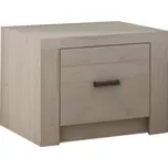 Noční stolek, jasan bílý, INFINITY I-24