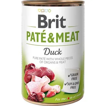 BRIT PATE & MEAT DUCK 3x800g + WILD FARM Pate Beef 3x800g