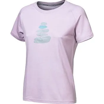 Dámské tričko Sensor Merino Blend Stone - Dámské triko s krátkým rukávem Mystic Violet M