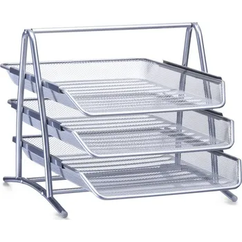 Úložný box ZELLER Odkladač drátěný šedý 35,5x29,5x27cm