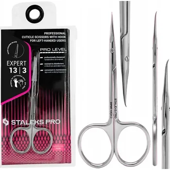 Nůžky na nehty a kůžičku Staleks Expert Nůžky na kůžičku pro leváky SE-13/3
