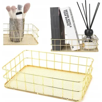 Obraz Košík na kosmetiku zlatý OPTINUM M