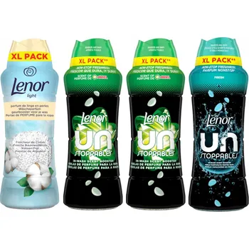 Aviváž Vonné perličky LENOR Unstoppable Spring Orchid Cotton Mix do praní 4x 495g