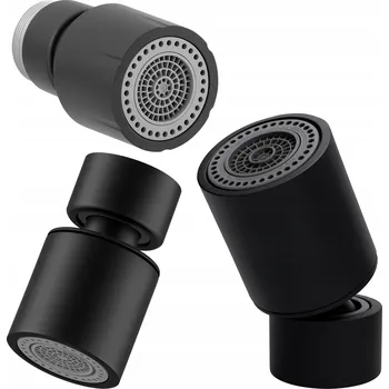 Příslušenství k vodovodní baterii Kuchyňský perlátor na vodu s kloubem, závit M22, černý, účinný a odolný