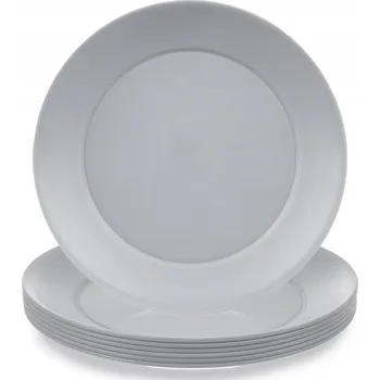 Talíř 6x PLASTOVÉ talíře dezertní malé opakovaně použitelné turistické piknikové