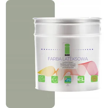 barva na zeď Latexová Barva na stropy a stěny I SEE 2 l BARVA LATEKSOWA H1635 matná